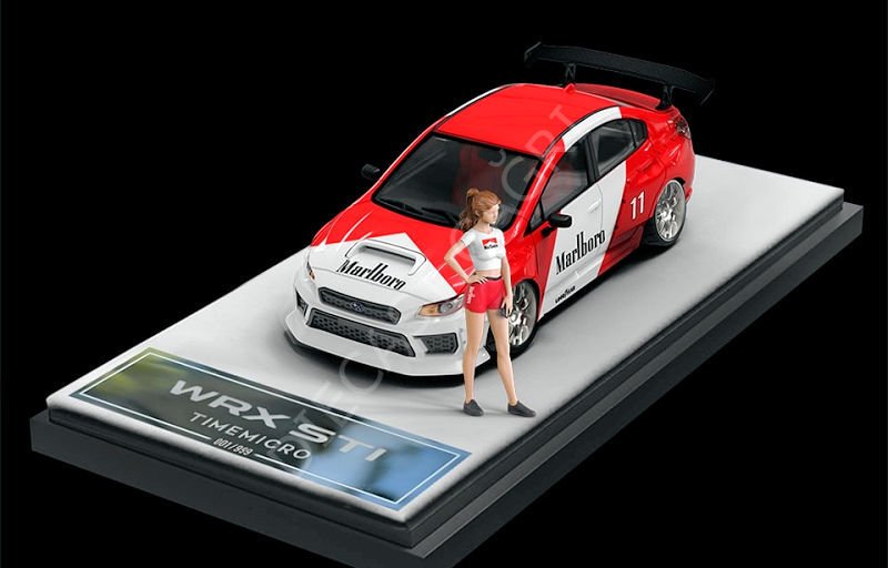 Time Micro - Subaru WRX STI Marlboro (Figürlü)